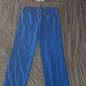 Royal blue scrub pants